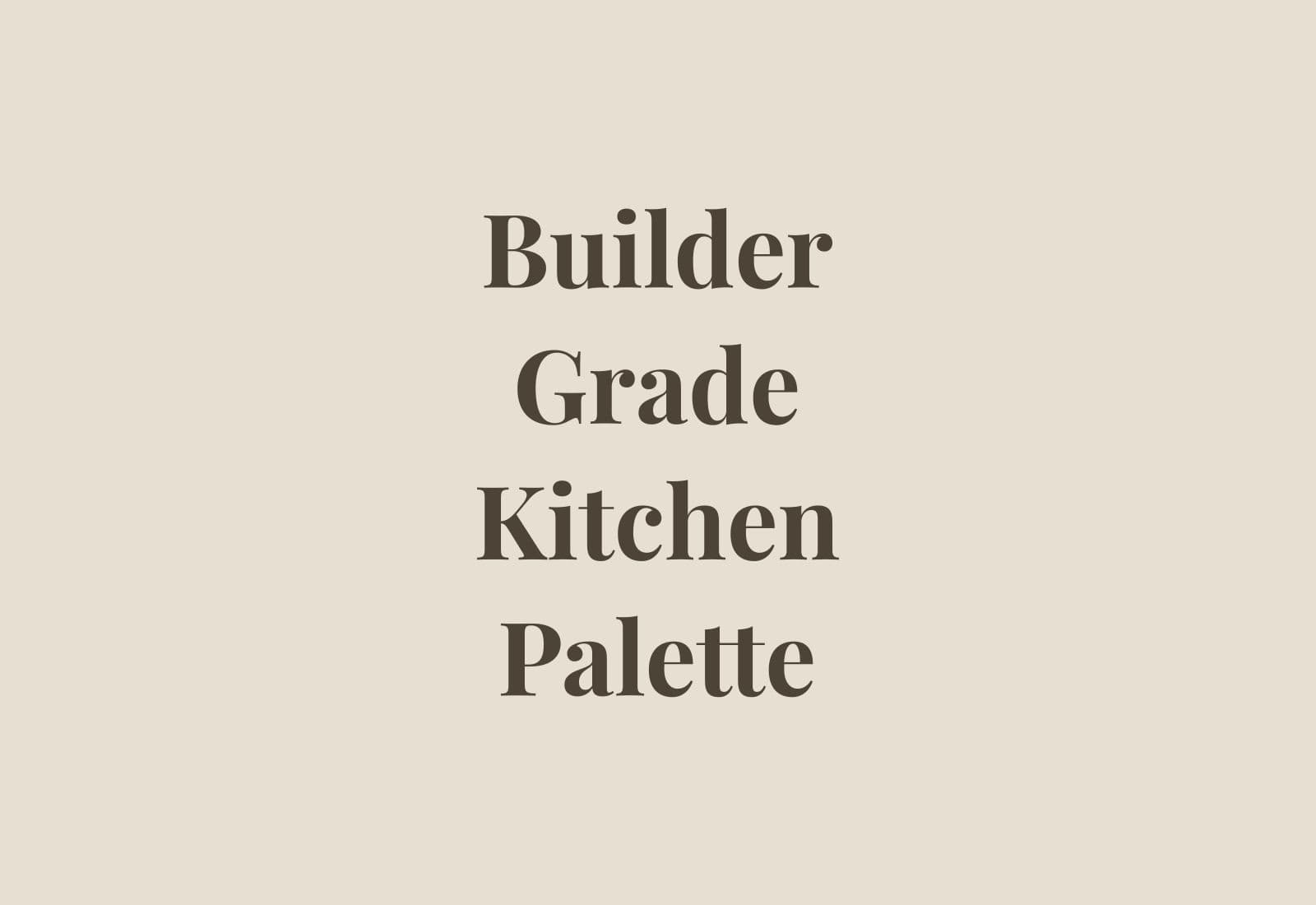 Builder kitchen with practical cabinet layout, durable finishes, and standard fixture package.