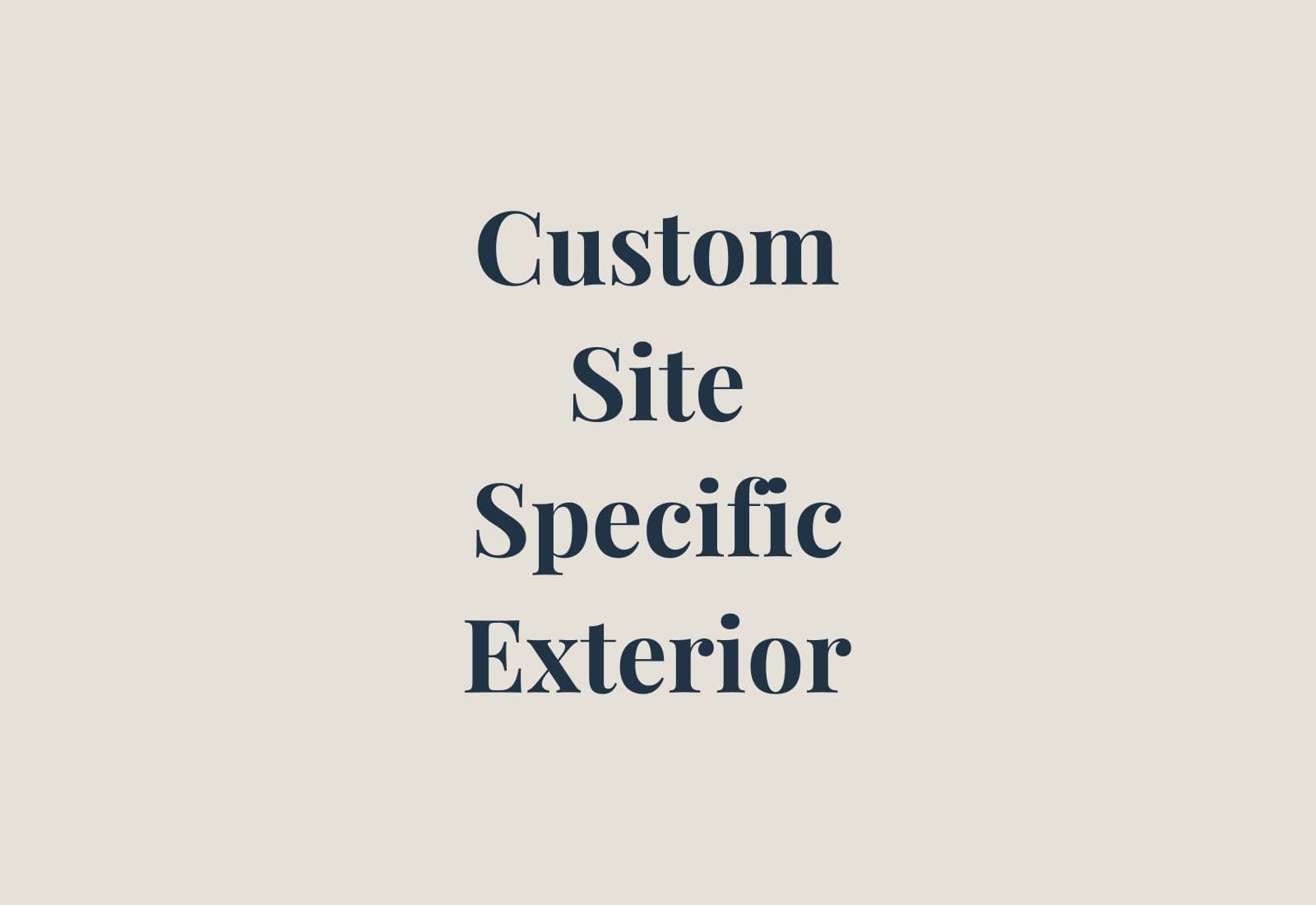 Custom residence exterior designed around the site with bespoke massing, glazing, and materials.